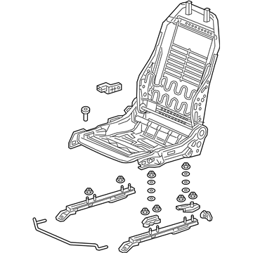 Honda 81126-TBF-A01 Frame, R. FR. Seat