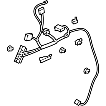 Honda 32755-THR-A10 Sub-Wire, Driver Door