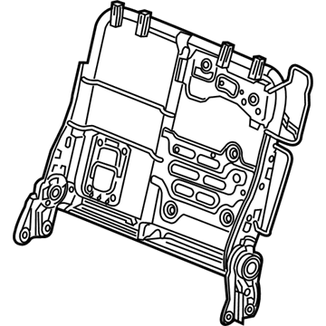 Honda 82526-THR-A01 Frame, L. RR. Seat-Back