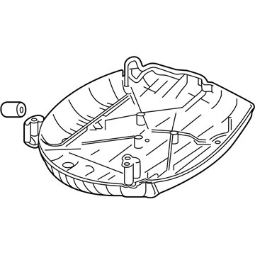 Honda 74620-TP6-A00 Carrier Assy., Spare Tire