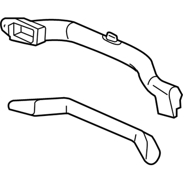 Honda 77420-S2A-A02 Duct, Driver (Outer)