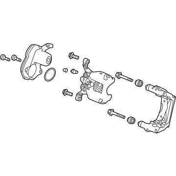 Honda 43018-TYA-A00 CALIPER SUB-ASSY