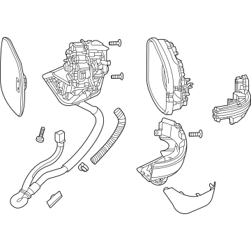 2024 Honda CR-V Car Mirror - 76258-3A0-A12
