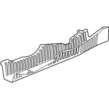 Honda 74629-3W0-A00 PLATE, FR- (LOWER)