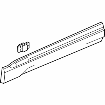 2023 Honda Pilot Door Moldings - 75312-T90-A21