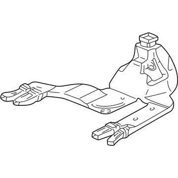 Honda 83331-S10-A10 Duct, RR. Heater