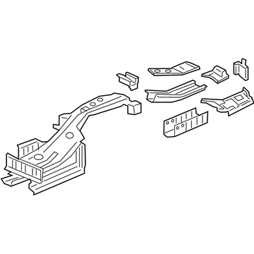 Honda 65660-TRW-305ZZ Frame L, RR.