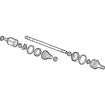 2023 Honda Pilot Axle Shaft - 42310-T90-A01
