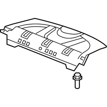 Honda 84505-SNA-A11ZB Tray, RR. *YR327L* (PEARL IVORY)