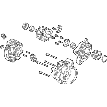 2022 Honda Civic Alternator - 31100-5BA-A01RM