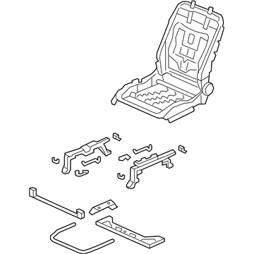 Honda 81126-T6Z-A01 Frame, R. FR. Seat