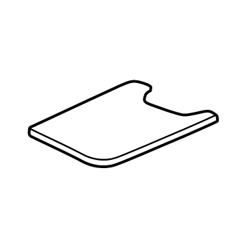 Honda 83404-3W0-A01 MAT, MIDDLE TRAY