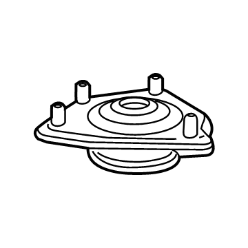 Honda 51670-TVA-A01 Rubber, Front Shock Absorber Mounting