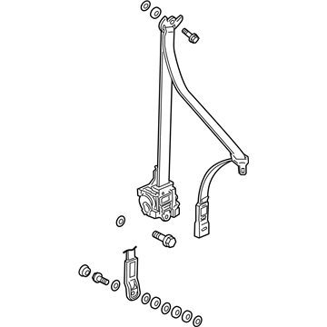 Honda 04814-TE0-305ZB Outer Set, Belt