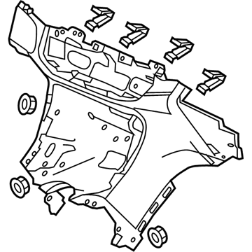 Honda 77290-T2F-A11ZC Cover Ass*NH167L*