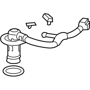 Honda 17725-T3V-L01 Tube, Fuel Vent (A)(Orvr)