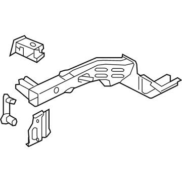 Honda 60810-SVB-A01ZZ Frame, R. FR. Side