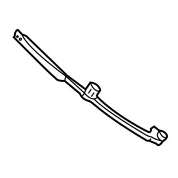 Honda 72230-SJC-A01 Sash, R. FR. Door (Lower) (FR)