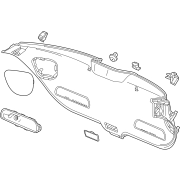 Honda 84431-T60-J11ZA GARNISH *NH900L*