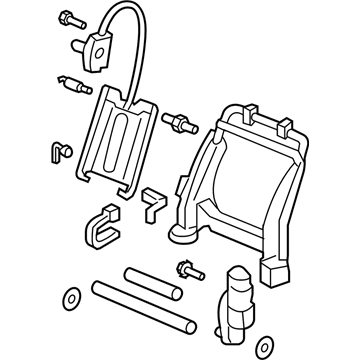 Honda 81526-SHJ-A41 Frame, L. FR. Seat-Back