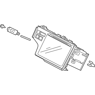 Honda 39100-T5R-A13 Audio Unit, Display (Mitsubishi)