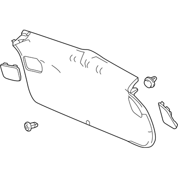 Honda 84431-T7W-A02ZA LINING ASSY., TAILGATE (LOWER)*NH900L* (DEEP BLACK)