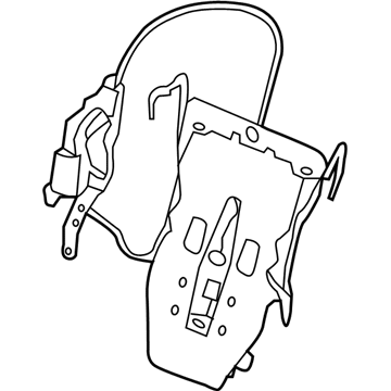 Honda 81590-T0A-L81 Lumbar Comp L,FR