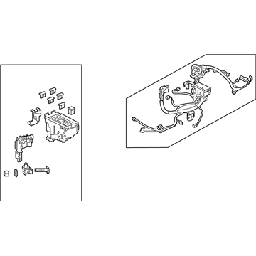 Honda 32122-T5R-307 WIRE HARN L CABIN