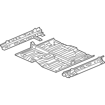 Honda 65100-TX6-A00ZZ Floor, FR.