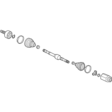 Honda 44305-TGG-A51 Driveshaft Assembly, Passenger Side