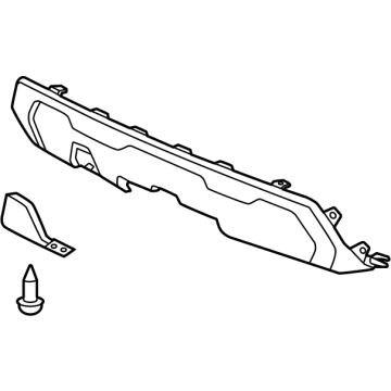 Honda 71515-T90-A20 GARNISH, RR- HITCH