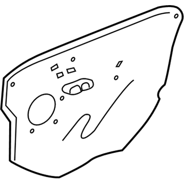 Honda 72361-S9V-A01 Seal, L. FR. Door Hole