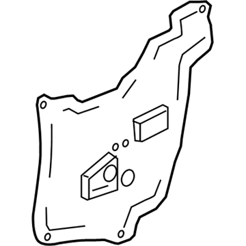 Honda 72821-TBA-A11 Seal,R RR Door Ho