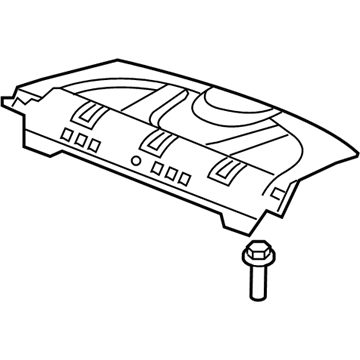 Honda 84505-SNC-A01ZE Tray, RR. *NH686L* (QP LIGHT WARM GRAY)