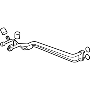 Honda 80321-T5L-Y01 Pipe, Air Conditioner