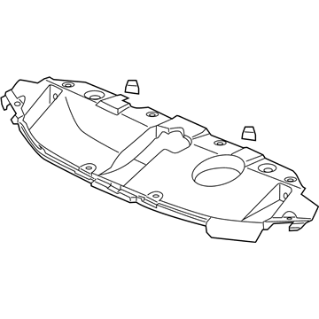 Honda 71125-TT1-A00 Cover, FR. Grille