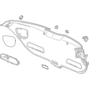 Honda 84431-T47-A01ZA GARNISH *NH900L*