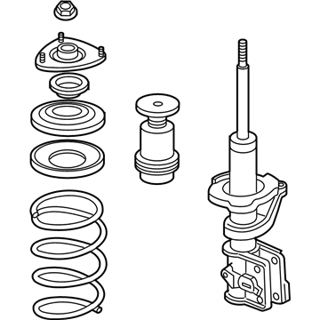 Honda 51601-S5B-A04 Shock Absorber Assembly, Right Front