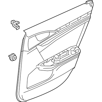 Honda 83751-TBA-A01ZD LINING, RR. *NH882L*