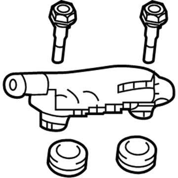 Honda Accord Brake Master Cylinder Reservoir - 46681-T6C-305