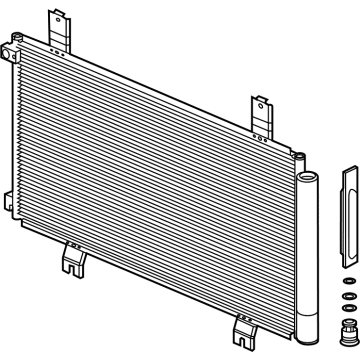 Honda 80100-30A-A01 W-CONDENSER ASSY