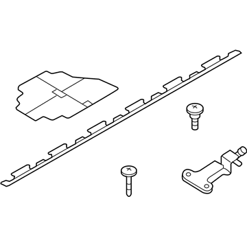 Honda 08F04-SNA-100R3 Hardware Kit, Side Under Spoiler