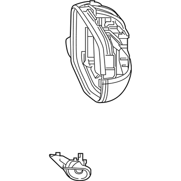 Honda 76203-TG7-A42 HOUSING SET, R.