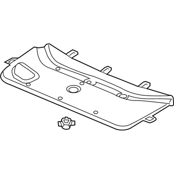 Honda 74141-TEA-T00 Insulator, Hood