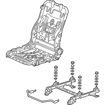 Honda 81126-TR6-L01 Frame, R. FR. Seat