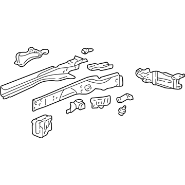 Honda 60910-S5D-A10ZZ Frame, L. FR. Side