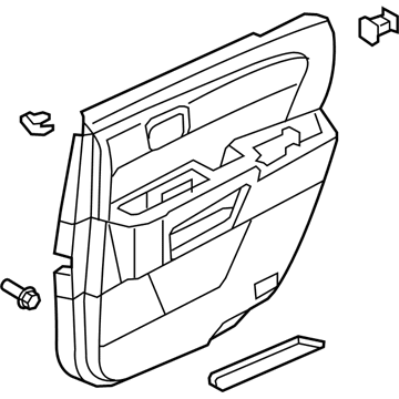 2013 Honda Pilot Door Trim Panel - 83751-SZA-A25ZB