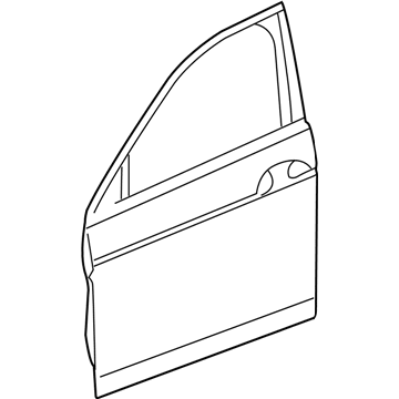 Honda Crosstour Door Panel - 67010-TP6-A90ZZ