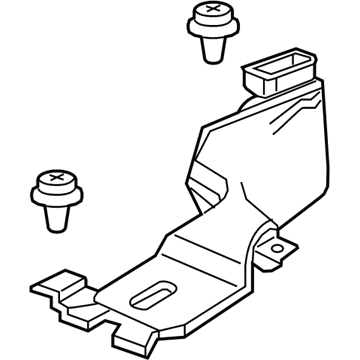 Honda 83331-TD4-J00 Duct Assy., R. RR. Heater