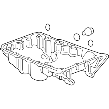 2023 Honda Pilot Oil Pan - 11200-6FB-A00